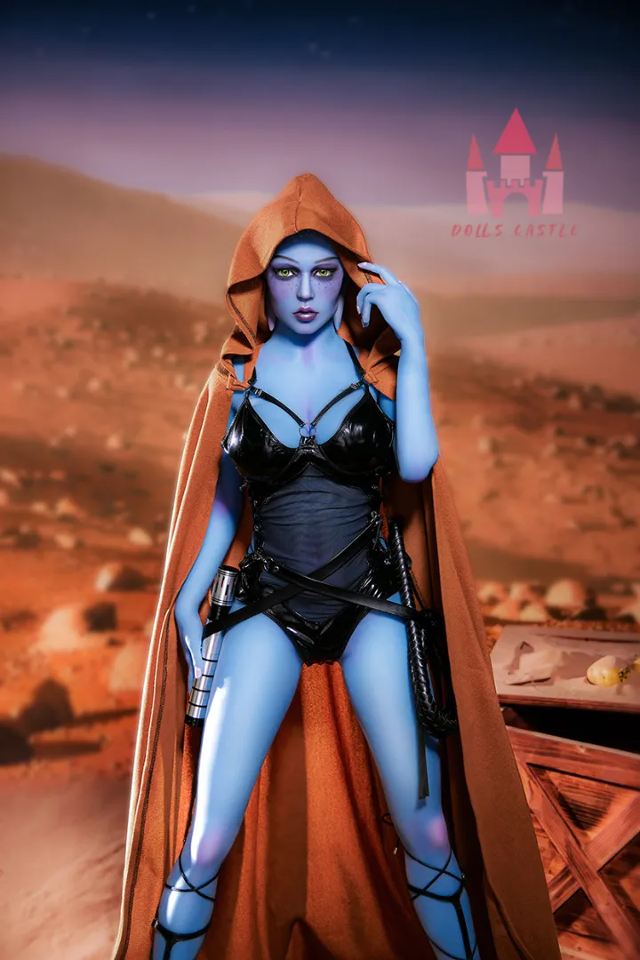 Patung Seks Alien Biru 156cm